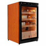 Vincellar C150A-CABR 花梨棕箱體/加拿大雪松木層架 恆溫雪茄櫃 (3層, 300-500支)